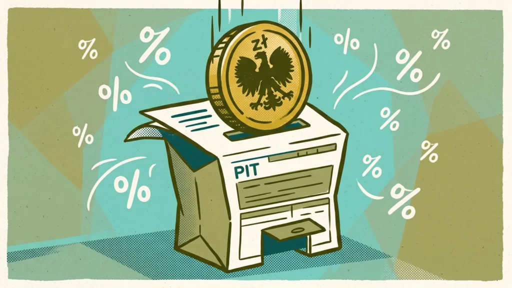 Grafika przedstawiająca mechanizm odliczania wpłat na IKZE od podatku dochodowego